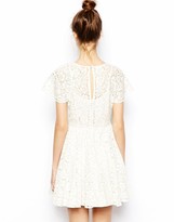 Thumbnail for your product : ASOS Skater Dress In Bright Embroidery