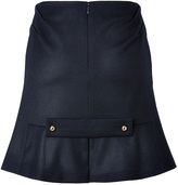 Thumbnail for your product : Prabal Gurung Flared Martingale Skirt in Navy Gr. 36