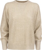 Thumbnail for your product : Brunello Cucinelli Cable-Knitted Crewneck Jumper
