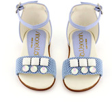 Thumbnail for your product : Simonetta Sky blue leather sandals