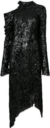 Magda Butrym asymmetric sequin dress