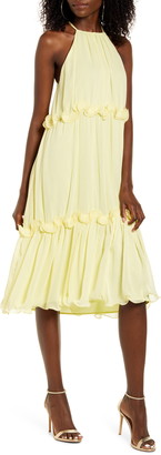 endless rose tiered maxi dress