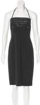 Thumbnail for your product : Laundry by Shelli Segal Embellished Halter Dress