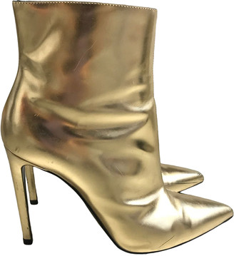 balenciaga shoes gold