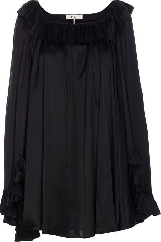 Chloé Ruffled Oversized Blouse