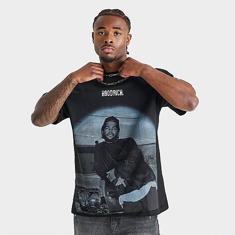 Hoodrich Men's Boyz N The Hood Ryder T-Shirt in Black | Size: Large