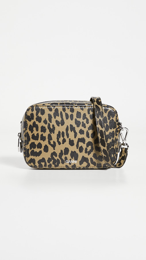 Ganni Leather Crossbody Bag ShopStyle