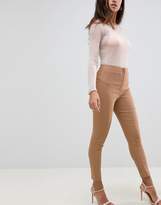 Thumbnail for your product : ASOS Design DESIGN high waist pants in skinny fit