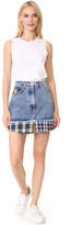 Thumbnail for your product : Natasha Zinko Denim Combo Mini Skirt