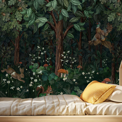 Artscape Woodland Mural Paste The Wall Wallpaper 77.2" X 120"