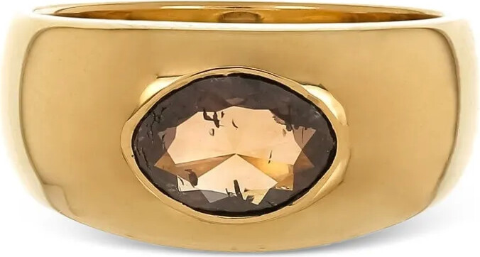 Nimo with Love 18K yellow gold sapphire ring