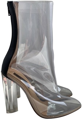 plastic chelsea boots