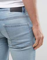 Thumbnail for your product : Solid Skinny Jeans In Light Wash