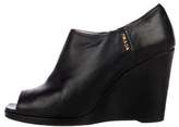 Thumbnail for your product : Prada Sport Peep-Toe Wedge Booties