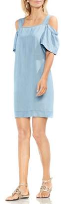 Vince Camuto Ruffle Cold Shoulder Dress
