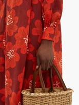 Thumbnail for your product : Dodo Bar Or Vyan Floral-print Cotton Midi Dress - Womens - Burgundy Print