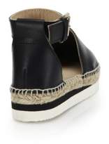 Thumbnail for your product : See by Chloe Glyn Suede Ankle-Strap Platform Espadrilles