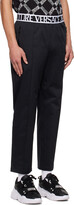 Thumbnail for your product : Versace Jeans Couture Black Pleated Trousers