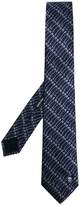 Thumbnail for your product : Alexander McQueen safety pin printed tie
