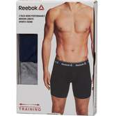 Thumbnail for your product : Reebok Mens Jared Performance Two Pack Medium Trunks Collegiate Navy/Grey Marl