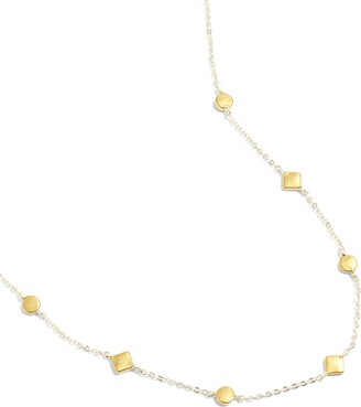 Madewell Mixed Shape Station Chain Necklace