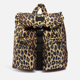 Thumbnail for your product : Damson Madder Frill Leopard-Print Shell Backpack