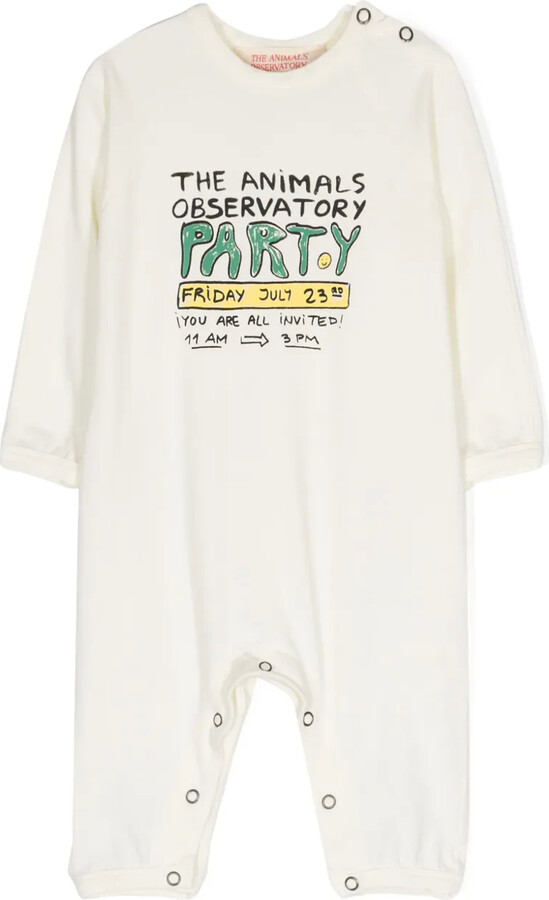 The Animals Observatory Owl text-print pajamas