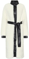 Thumbnail for your product : Acne Studios Faux shearling and leather coat