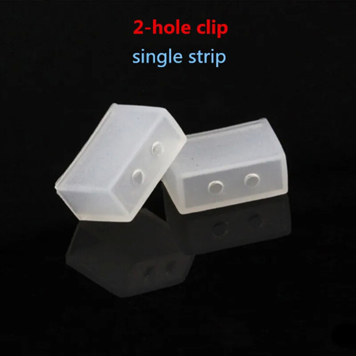 YJBCo 20 pcs Silicon clip, Nonporous end caps use for SMD 5050 3528 3014 5630 ws2801 ws2811 ws2812b waterproof led strip light