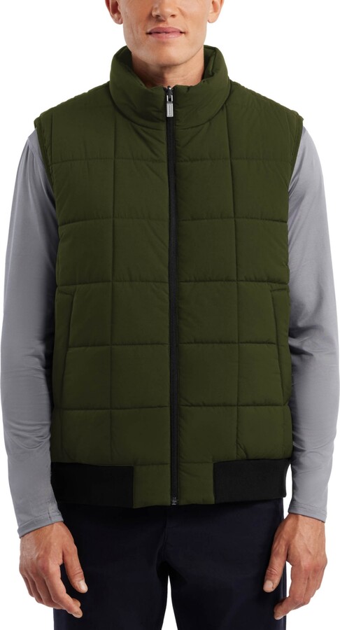 Hunter Men's Reversible Stand-Collar Vest Green/Black
