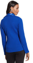 Thumbnail for your product : Chico's Heidi Quilted Front Sweater