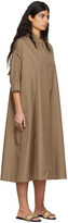 Thumbnail for your product : Max Mara Brown Giano Mid-Length Dress