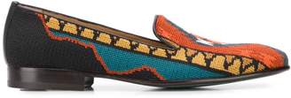 Etro embroidered loafers