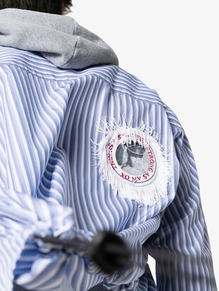 Martine Rose Striped Multi-Pocket Shirt