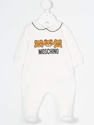 Moschino Kids teddy bear print pyjamas set