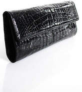 Thumbnail for your product : LAI Black Crocodile Skin Clutch Handbag Size Small