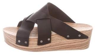 Proenza Schouler Leather Slide Sandals