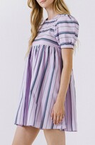 Thumbnail for your product : ENGLISH FACTORY Stripe Minidress