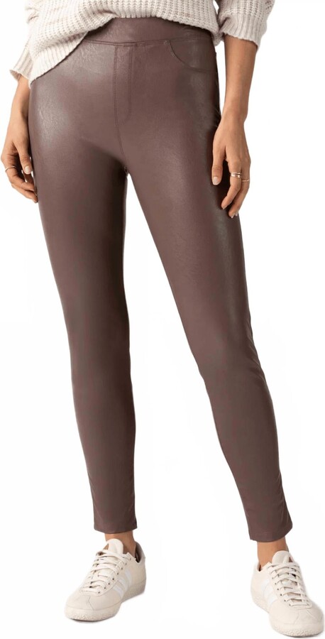 Sanctuary Runway Leggings In Dark Feather