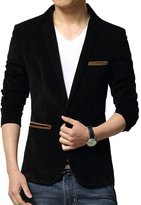Thumbnail for your product : MRSMR Mens Corduroy Texture Slim Fit Simple Casual Wear Blazer Suit S