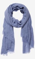 Thumbnail for your product : Express Chambray Wash Solid Quad Scarf