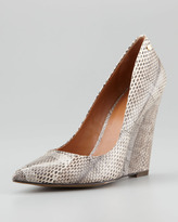 Thumbnail for your product : Rachel Roy Allie Snake Wedge Pump