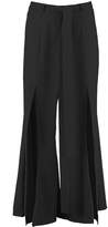 Thumbnail for your product : boohoo Petite Split Front High Waisted Trouser