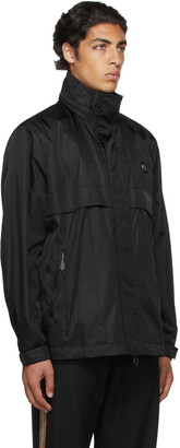 Burberry Black Recycled Nylon Hooded Jacket