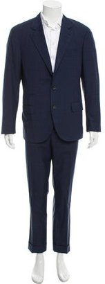 Brunello Cucinelli Plaid Virgin Wool Two-Piece Suit