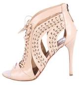 Thumbnail for your product : Alaia Whipstitch Cutout Sandals