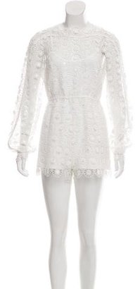 Alice McCall Lace Long Sleeve Romper w/ Tags