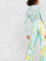Thumbnail for your product : Emilio Pucci Dinamica-print straight-leg trousers