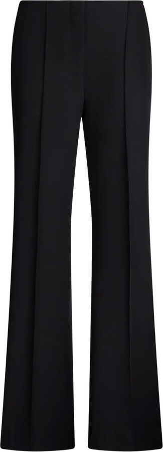 Liu Jo Pleat-Front Flared Trousers