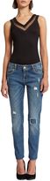 Thumbnail for your product : Morgan Distressed Denim Boyfriend Jeans